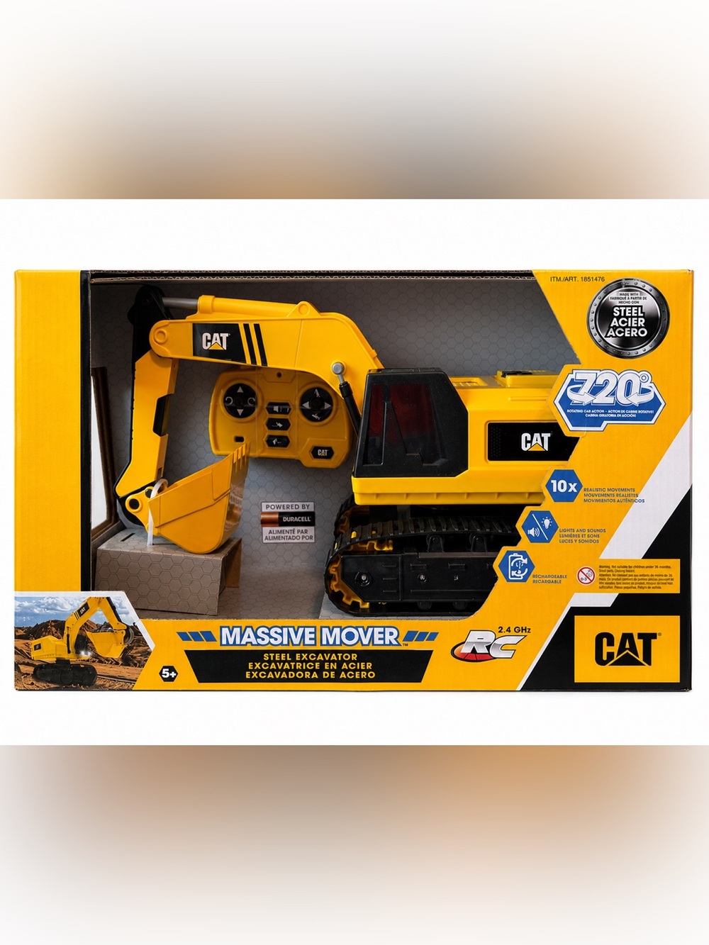 CAT Massive Mover RC Steel Excavator – New in Box